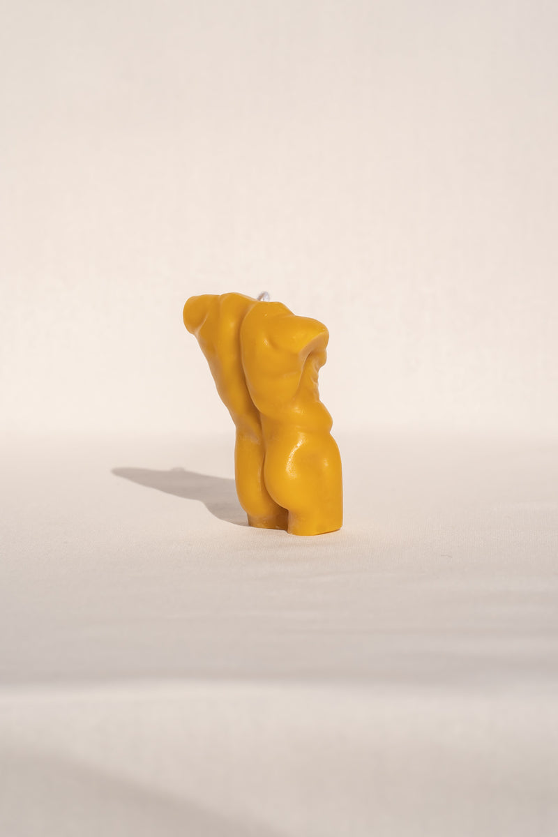 Bust of Mars Beeswax Candle